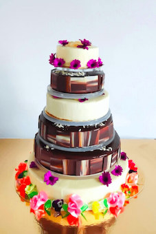 Entremets façon wedding cake